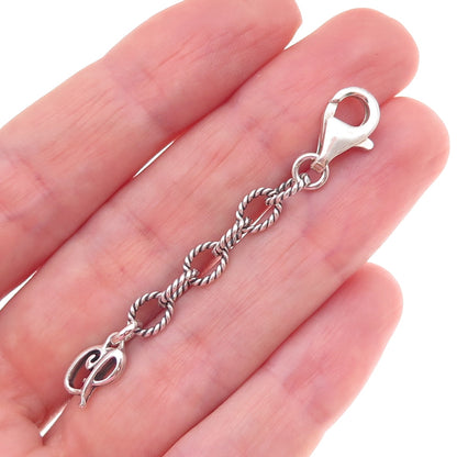 Carolyn Pollack Sterling Silver Vintage Bracelet / Necklace Chain Extension 2"