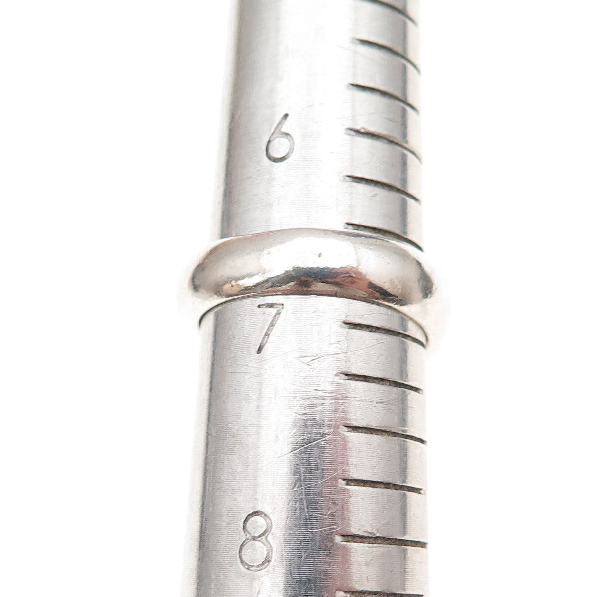 Ernst 925 Sterling Silver Vintage Modernist Spiral Oxidized Ring Size 7