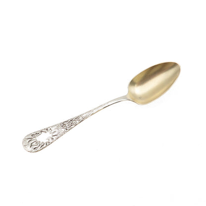 WALLACE 925 Sterling Silver Antique Art Deco Flame Coffee Spoon