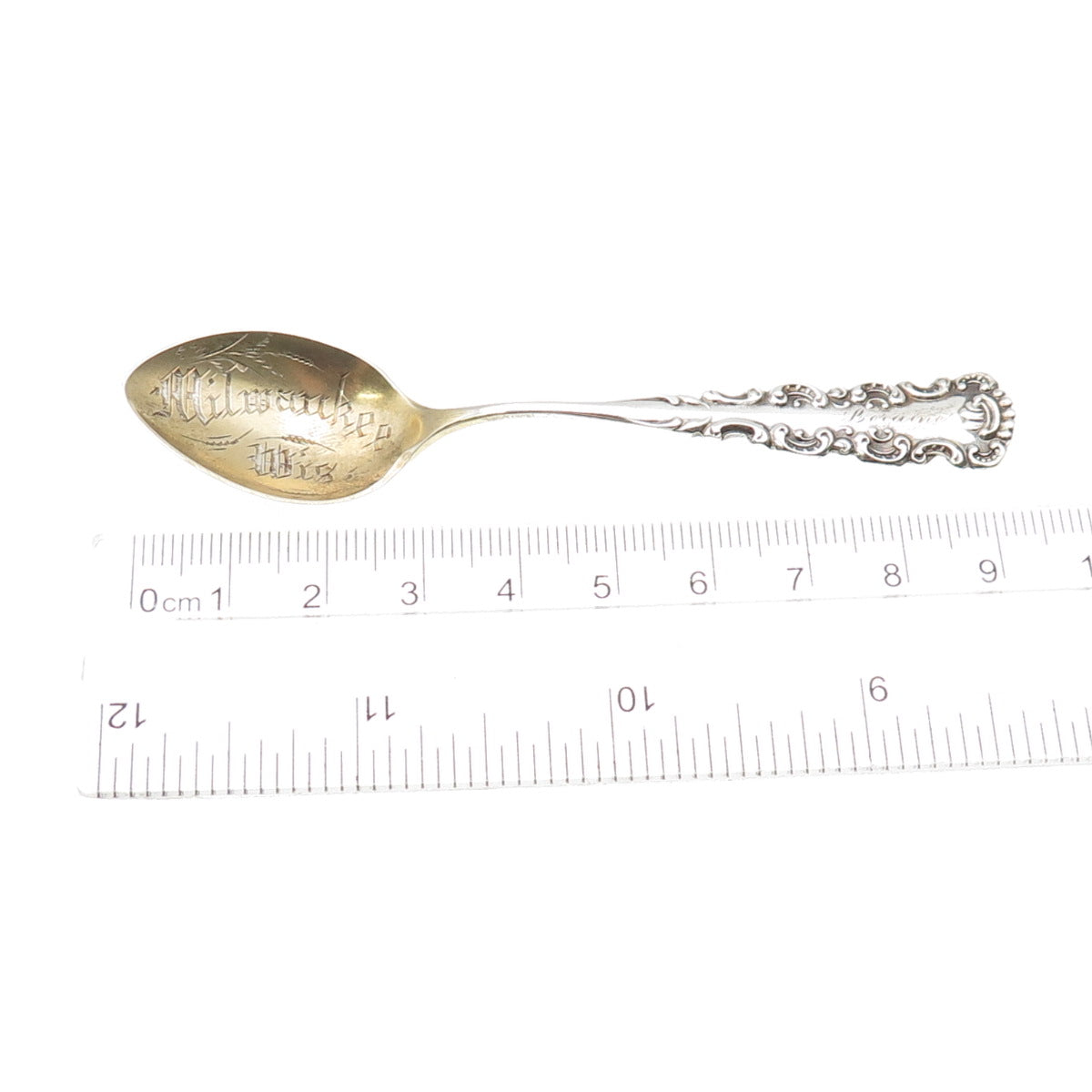 925 Sterling Silver Antique Art Deco Milwaukee Wisconsin Coffee Spoon
