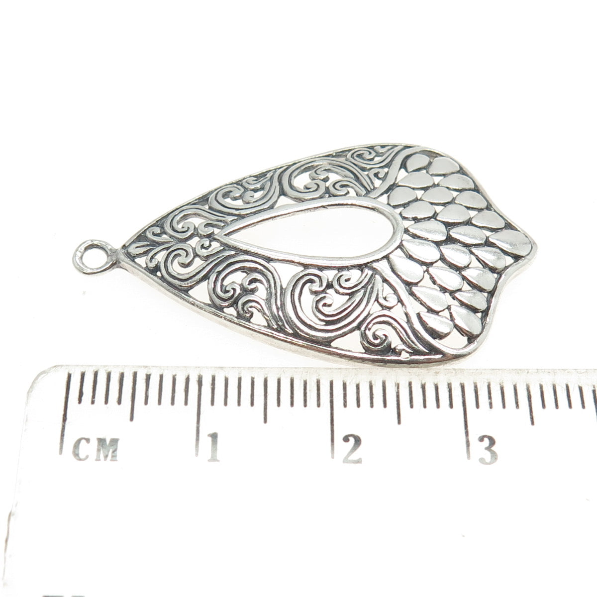 ATI 925 Sterling Silver Vintage Ornate Pendant