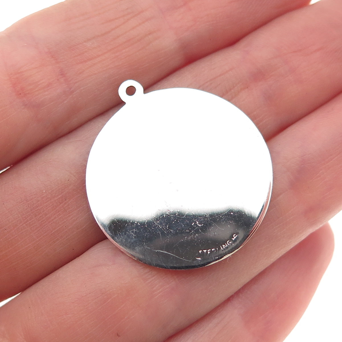 Griffith & Sons 925 Sterling Silver Vintage Happy Birthday Charm Pendant