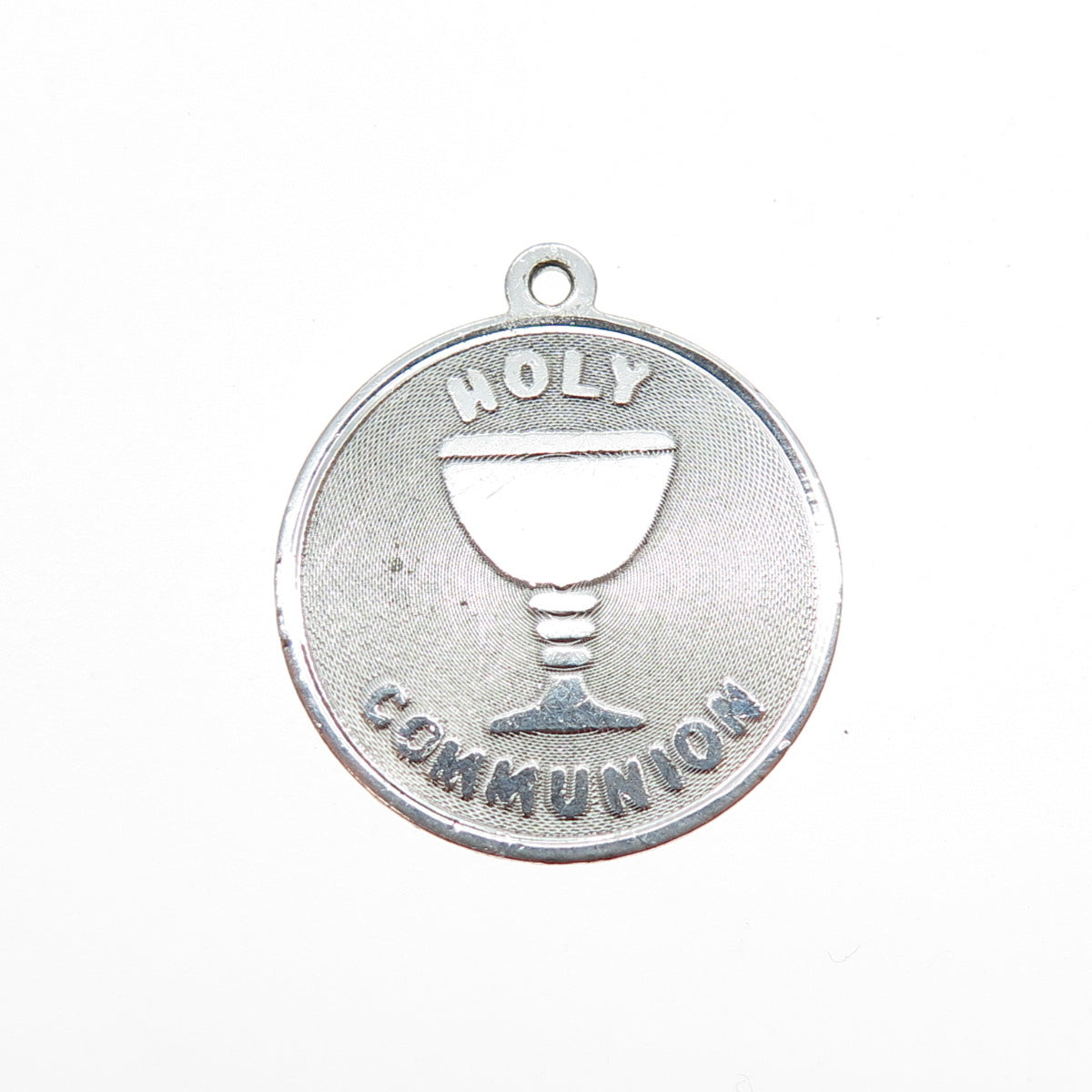 MARC MERCY 925 Sterling Silver Vintage Holy Communion Mini Charm Pendant