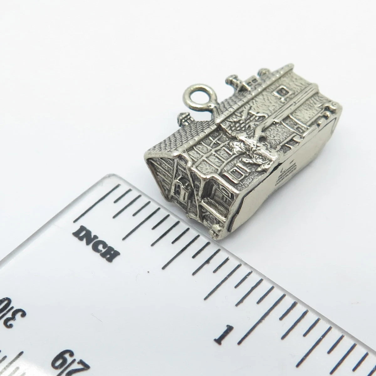925 Sterling Silver Vintage Department 56 Dickens Village Pendant