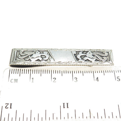 900 Silver Vintage Guatemala Tribal Tie Clip