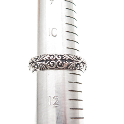 Clocks & Colours 925 Sterling Silver Vintage Cross Oxidized Ring Size 11.25