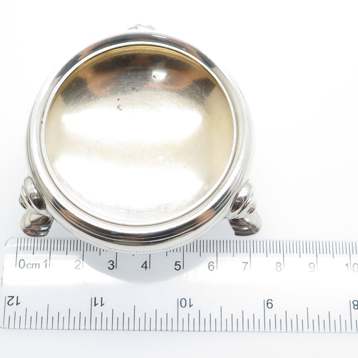 TIFFANY & CO. Dorothy Mills Sterling Silver Antique Art Deco Salt Cellar #19002