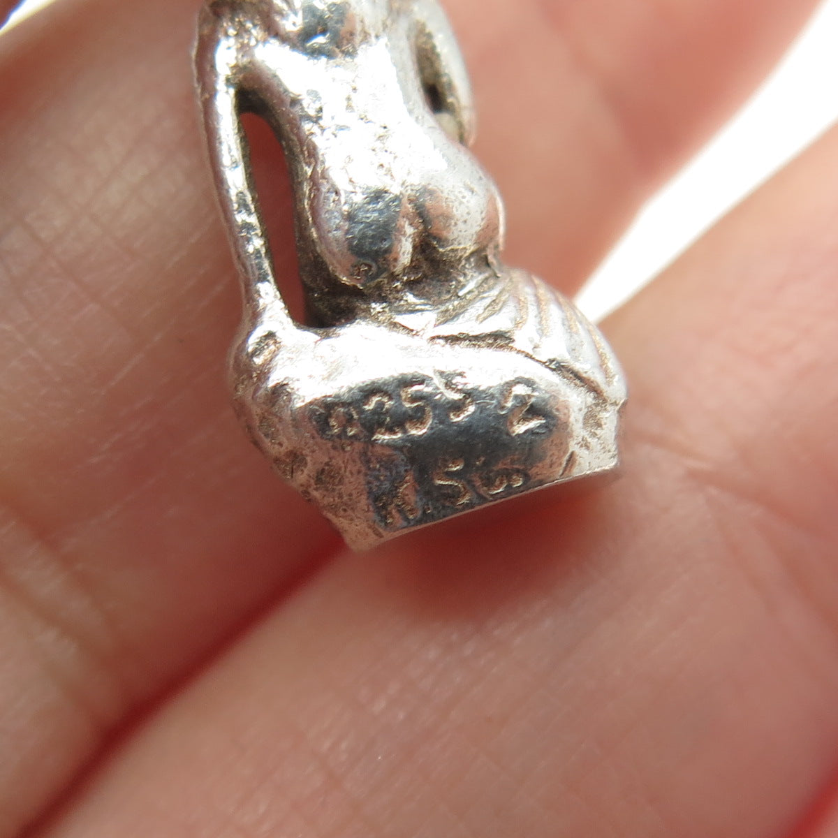 HERMANN SIERSBOL 925S Sterling Silver Vintage Denmark Mermaid Charm Pendant