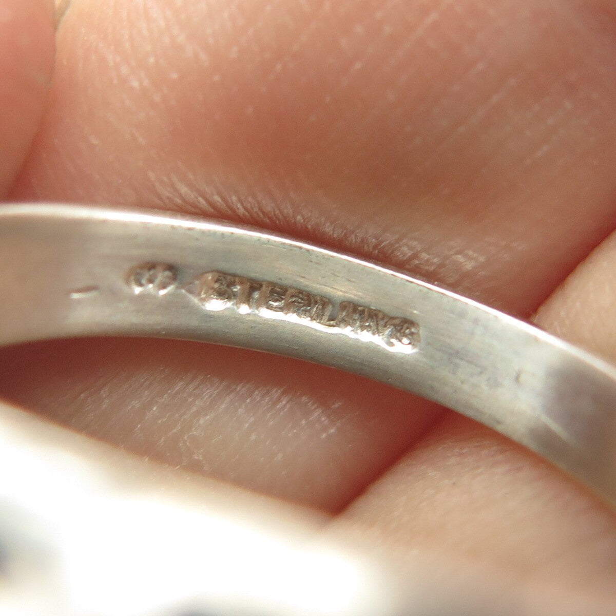 925 Sterling Silver Vintage Twisted Dome Ring Size 6.75