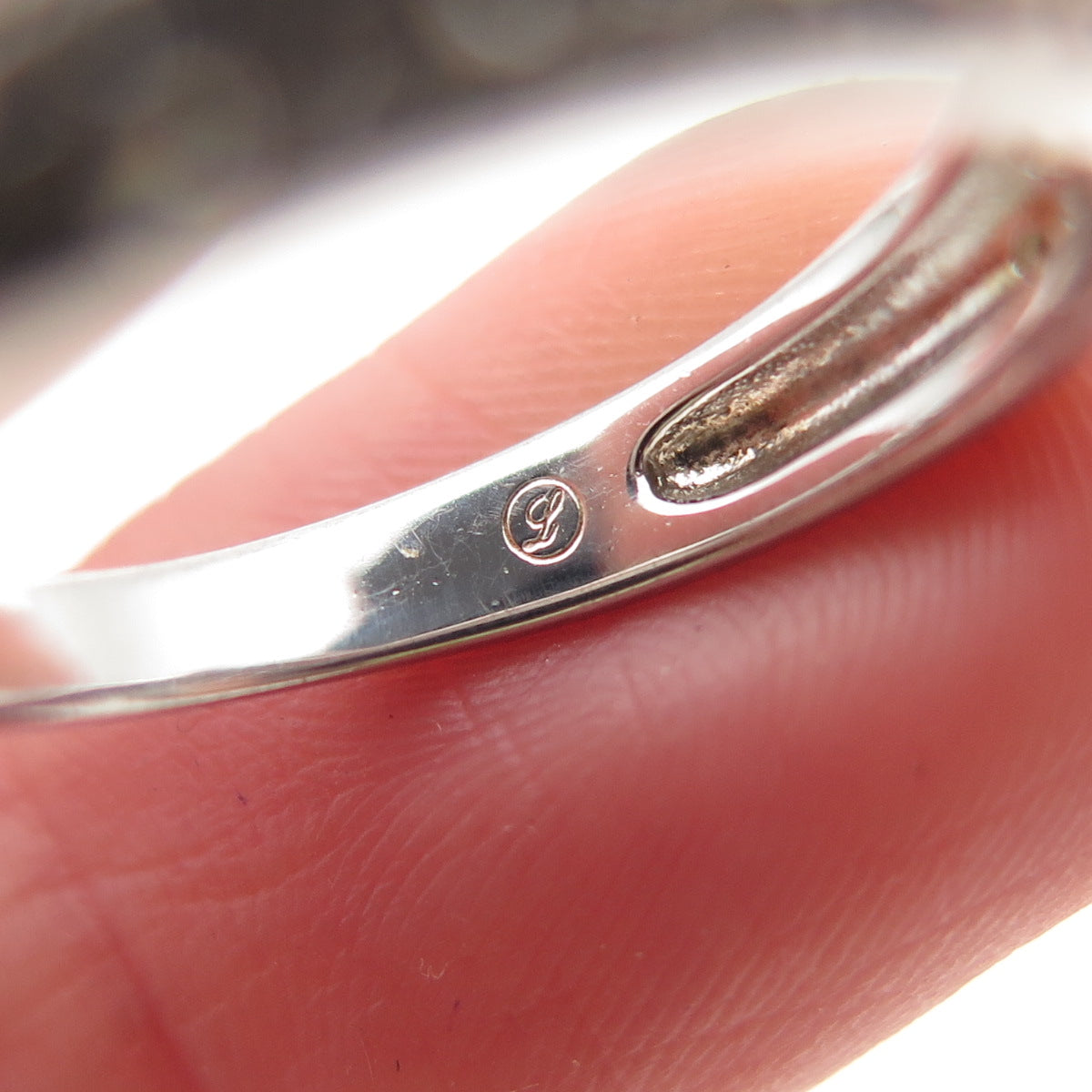 925 Sterling Silver Round-Cut C Z Engagement Ring Size 6