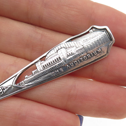 Watson Sterling Silver Antique Art Deco Atlantic City Auditorium Coffee Spoon