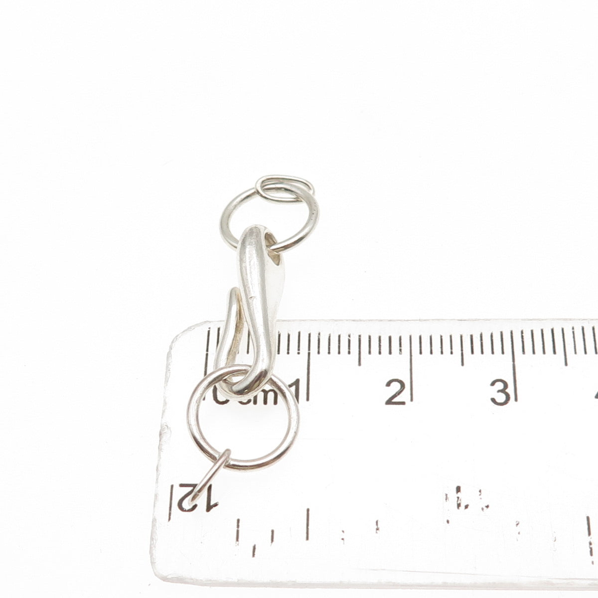 925 Sterling Silver Vintage Bracelet / Necklace Hook Lock Clasp