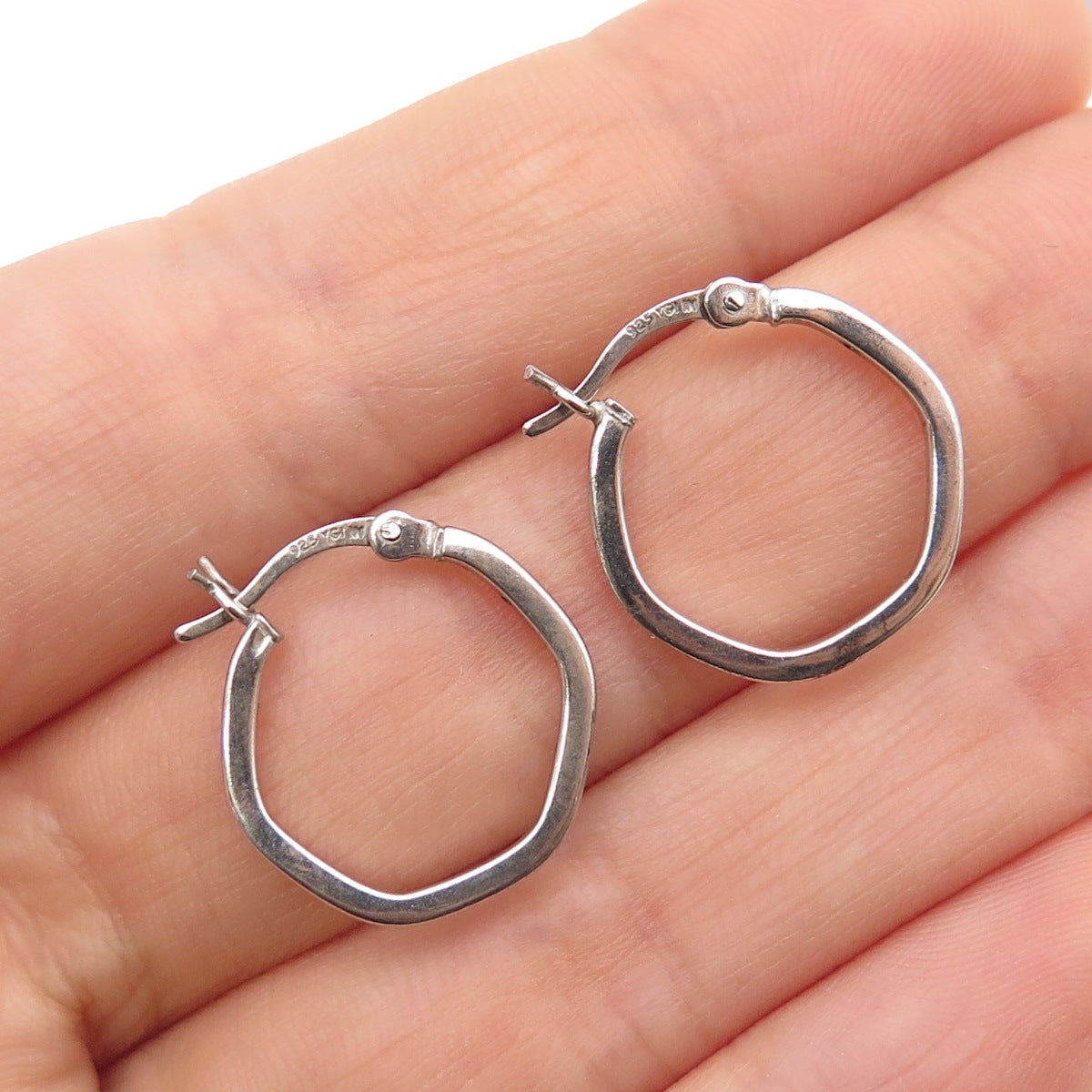 925 Sterling Silver Hoop Earrings