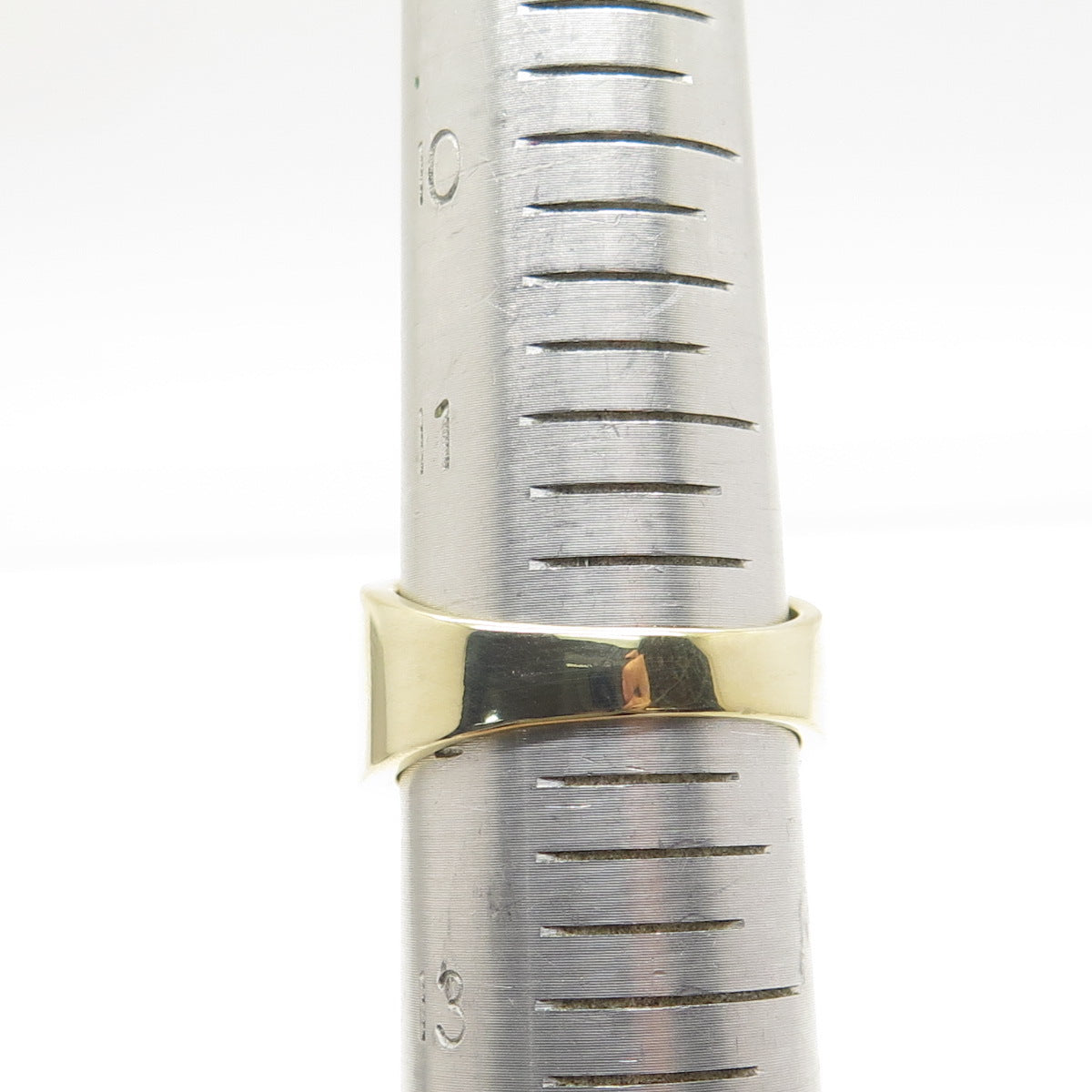 925 Sterling Silver Gold Plated Pave C Z Ring Size 12