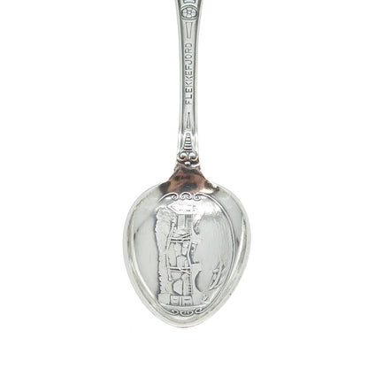 MAGNUS AASE 830S Silver Antique Art Deco Norway Flekkefjord Teaspoon