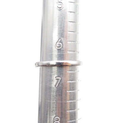 925 Sterling Silver Round-Cut C Z Engagement Ring Size 6.5