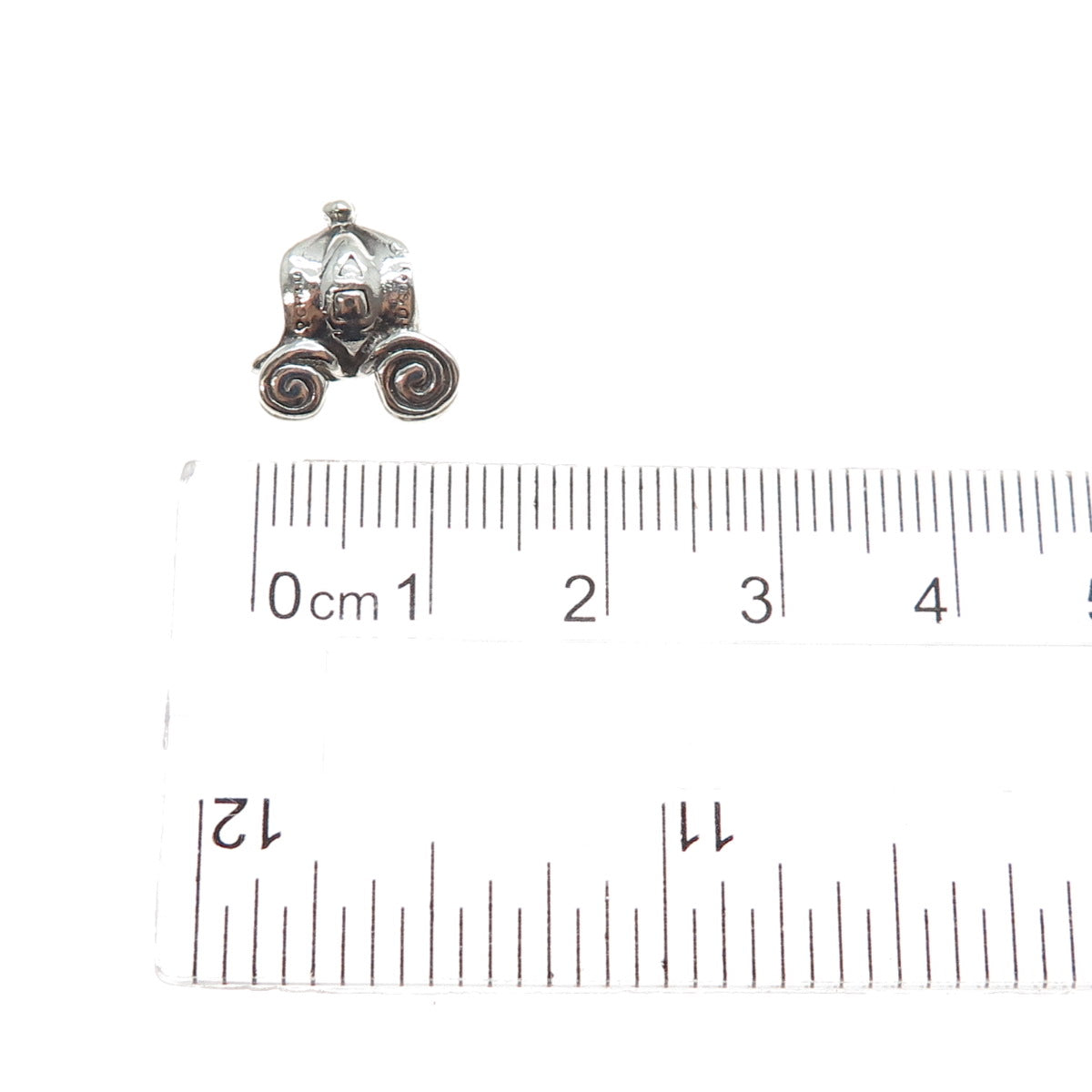 CHAMILIA & DISNEY Sterling Silver Cinderella's Pumpkin Carriage Slide Bead Charm