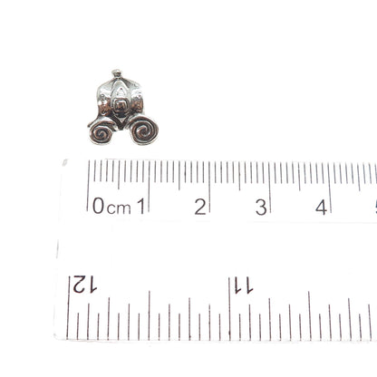 CHAMILIA & DISNEY Sterling Silver Cinderella's Pumpkin Carriage Slide Bead Charm