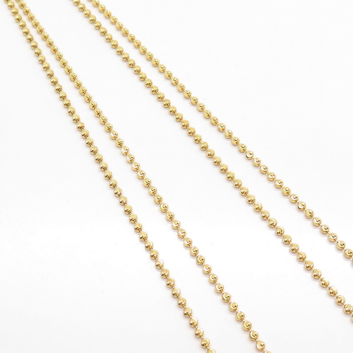 925 Sterling Silver Gold Plated C Z Panther Ball Chain Necklace 12"