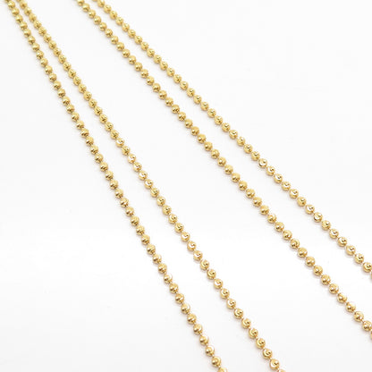 925 Sterling Silver Gold Plated C Z Panther Ball Chain Necklace 12"