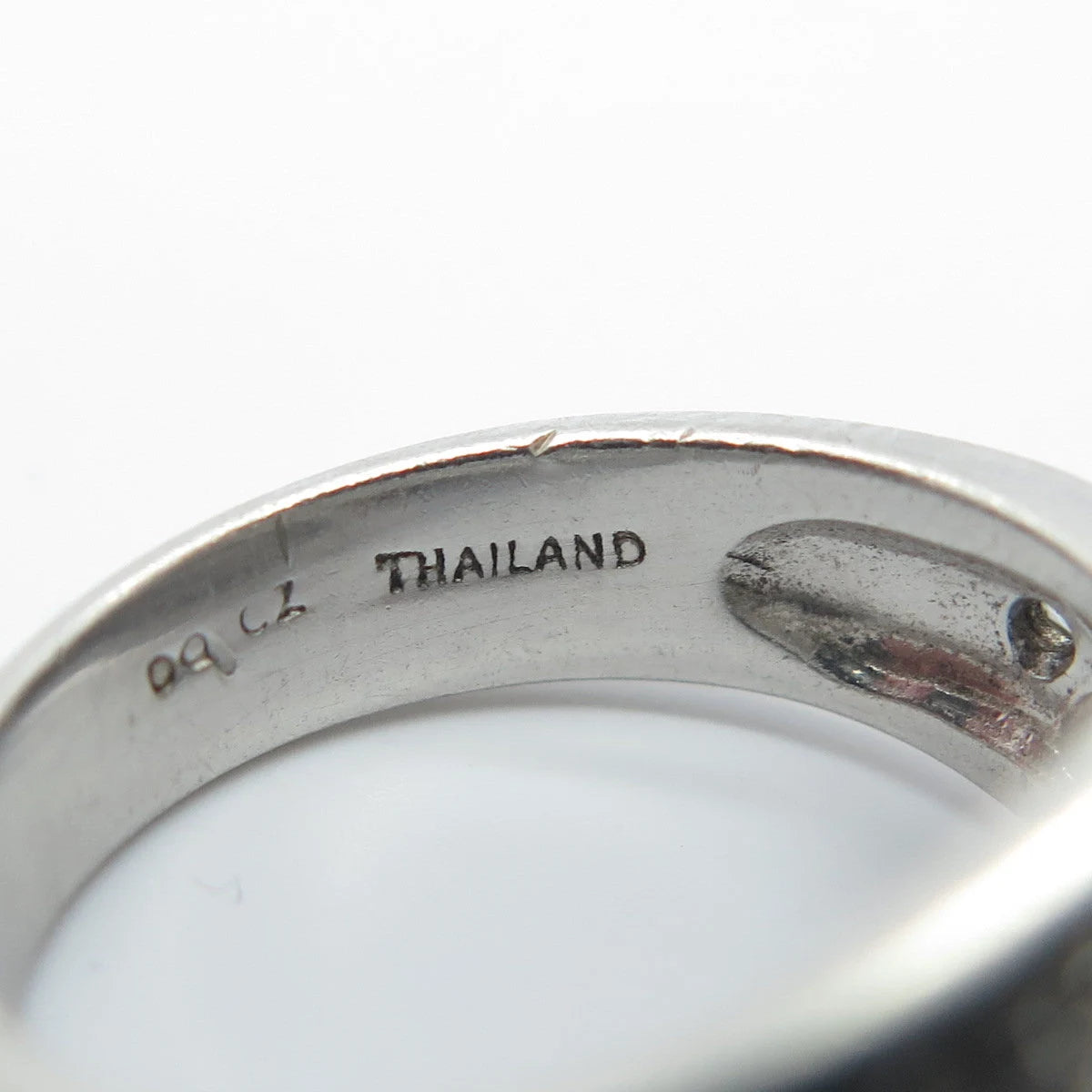 925 Sterling Silver C Z Wide Bypass Ring Size 5