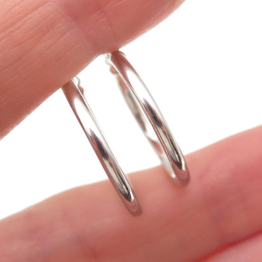 925 Sterling Silver Hoop Earrings