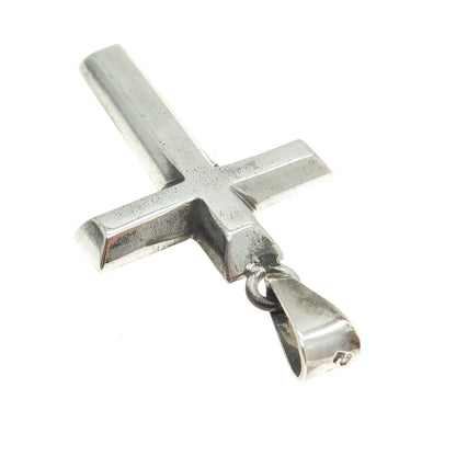 925 Sterling Silver Vintage Mexico Cross Pendant