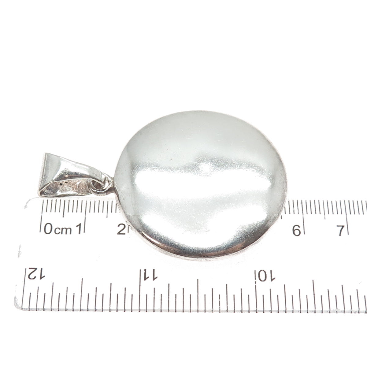 SILPADA 925 Sterling Silver Vintage Modernist Disc Pendant