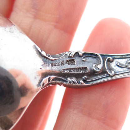 RODEN BROS. 925 Sterling Silver Antique Art Deco Quebec Canada Coffee Spoon