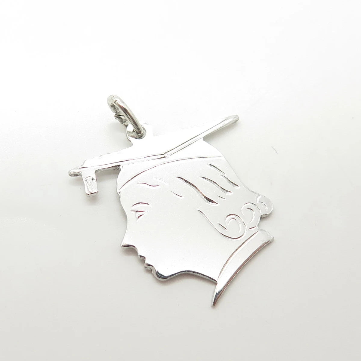 925 Sterling Silver Vintage Griffith & Sons Co Graduate Student Charm Pendant