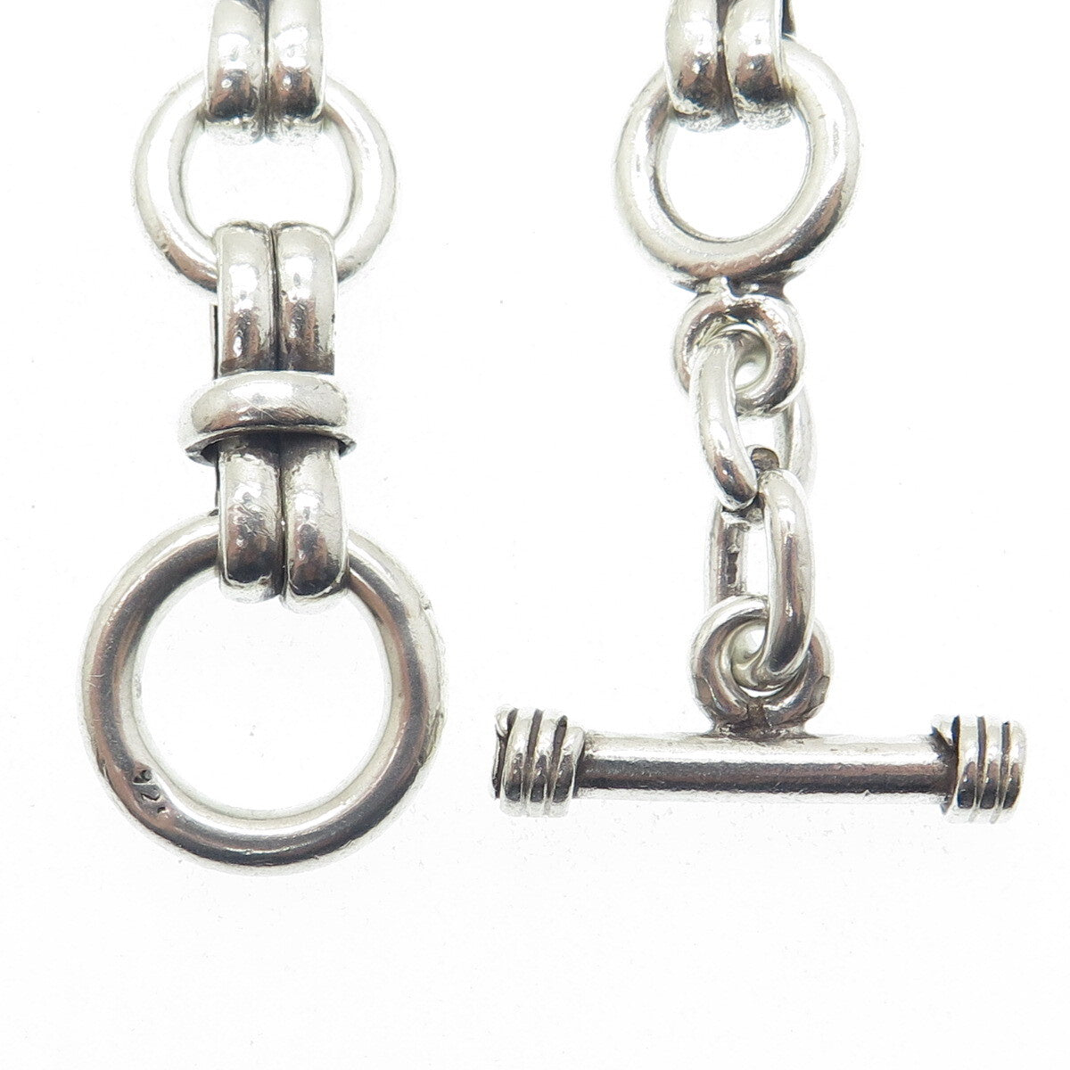 925 Sterling Silver Vintage Multi-Link Bracelet 8.25"