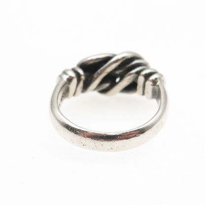 MMA Metropolitan Museum of Art 925 Sterling Silver Vintage Knot Ring Size 8.25