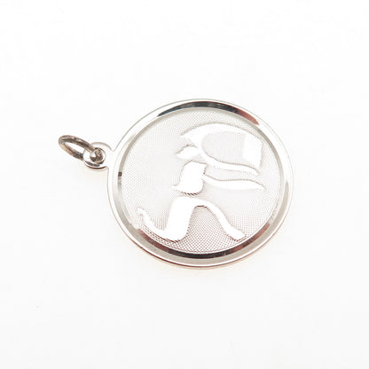 JAY POSON 925 Sterling Silver Vintage Judaica Charm Pendant