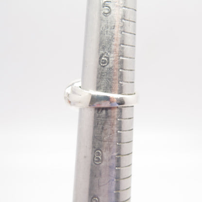 925 Sterling Silver OTC Real White Diamond Abstract Arrow Ring Size 6.75