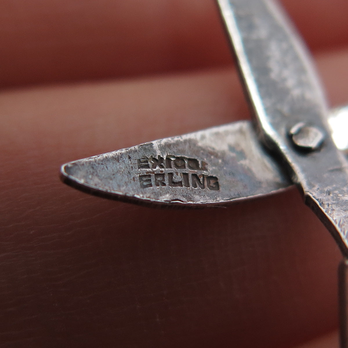 925 Sterling Silver Antique Art Deco Mexico Flower Cutter Movable Charm Pendant