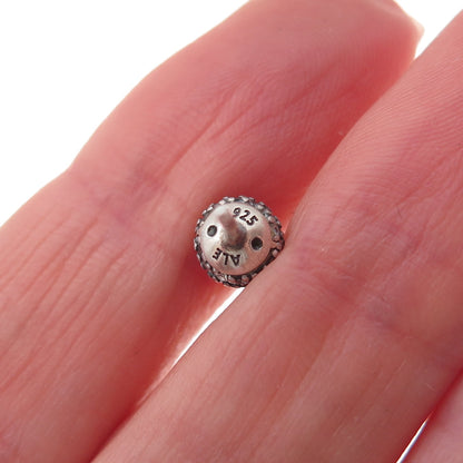 Pandora 925 Sterling Silver Round-Cut C Z Ball Stud Earrings