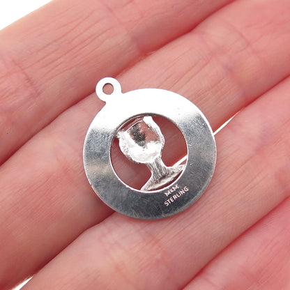 M&M Mark Mercy 925 Sterling Silver Vintage Confirmation Charm Pendant