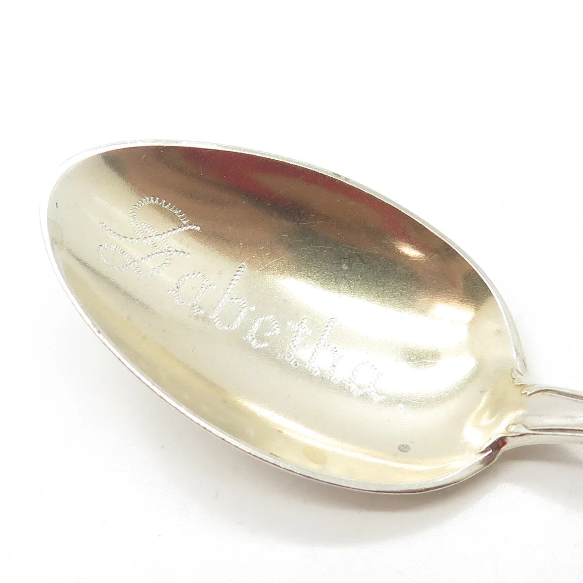 925 Sterling Silver Antique Art Deco Mechanics Co. Kansas States & Cities Spoon