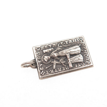 935 Silver Vintage Heiliger Rock Trier 1959 Oxidized Charm Pendant