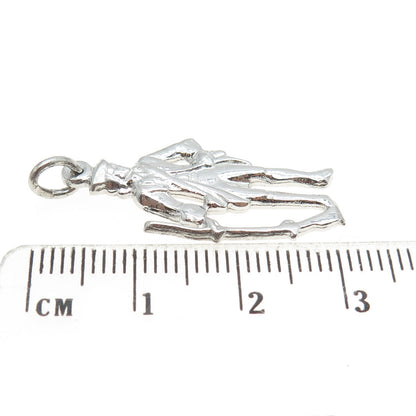 COLEMAN CO. 925 Sterling Silver Vintage Nelson Figure Charm Pendant