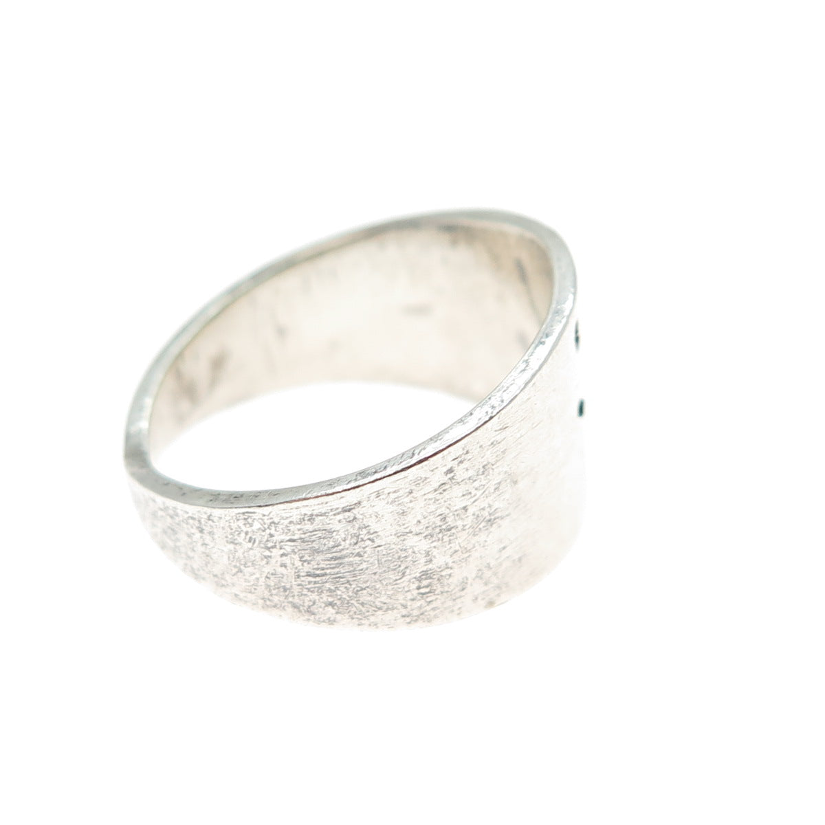 925 Sterling Silver Vintage Ethnic Deer Oxidized Ring Size 7
