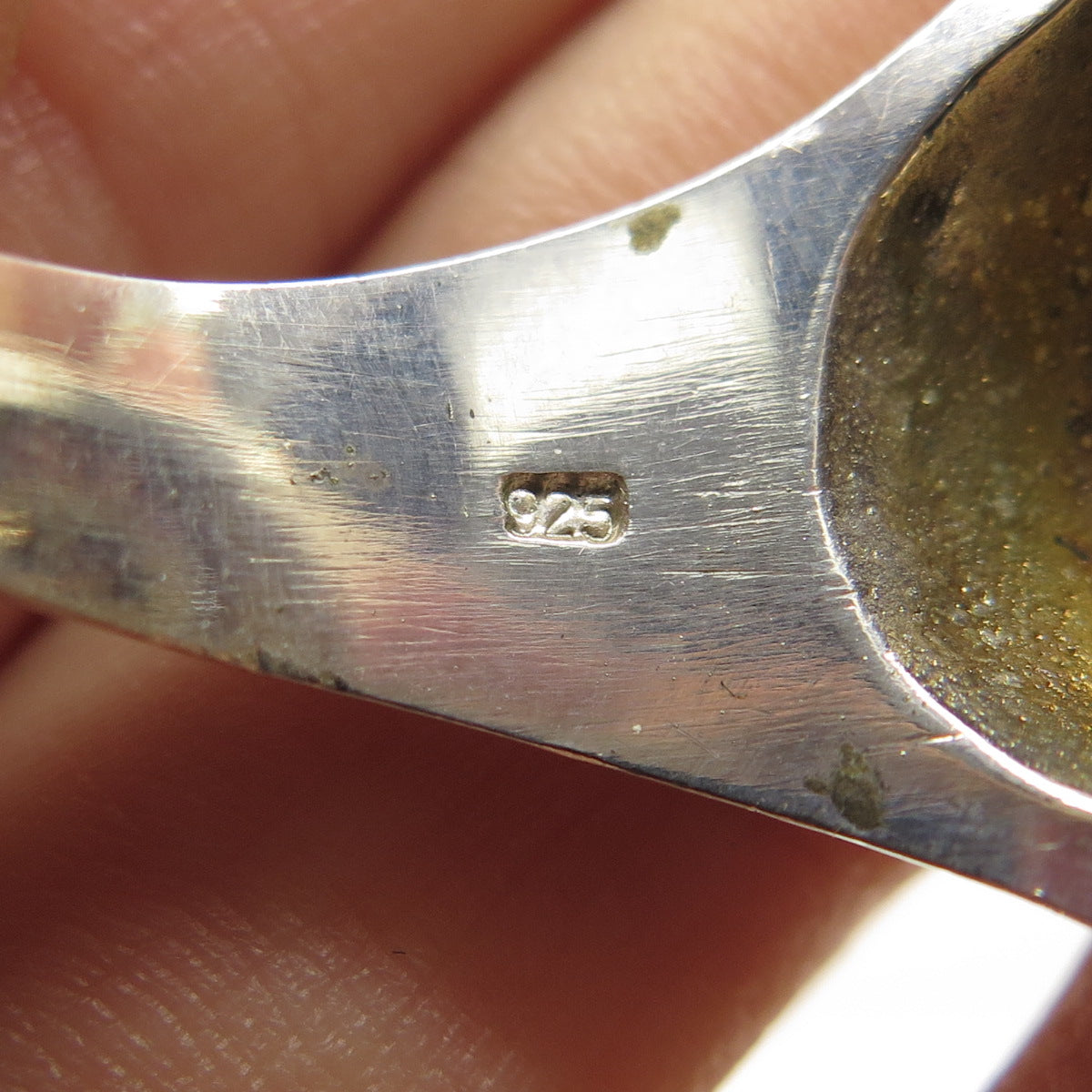 925 Sterling Silver Round & Tapered Baguette C Z Statement Ring Size 14.5