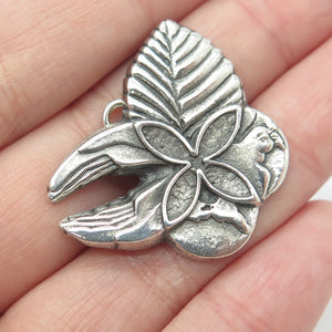 925 Sterling Silver Vintage Honorary Life Membership Order Pin Brooch / Pendant