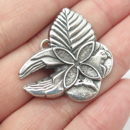 925 Sterling Silver Vintage Honorary Life Membership Order Pin Brooch / Pendant