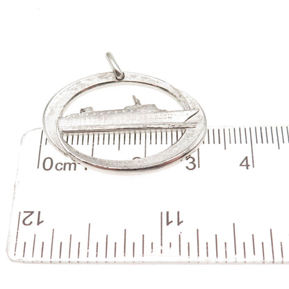 925 Sterling Silver Vintage S.S. Oceanic Cruise Ship Charm Pendant