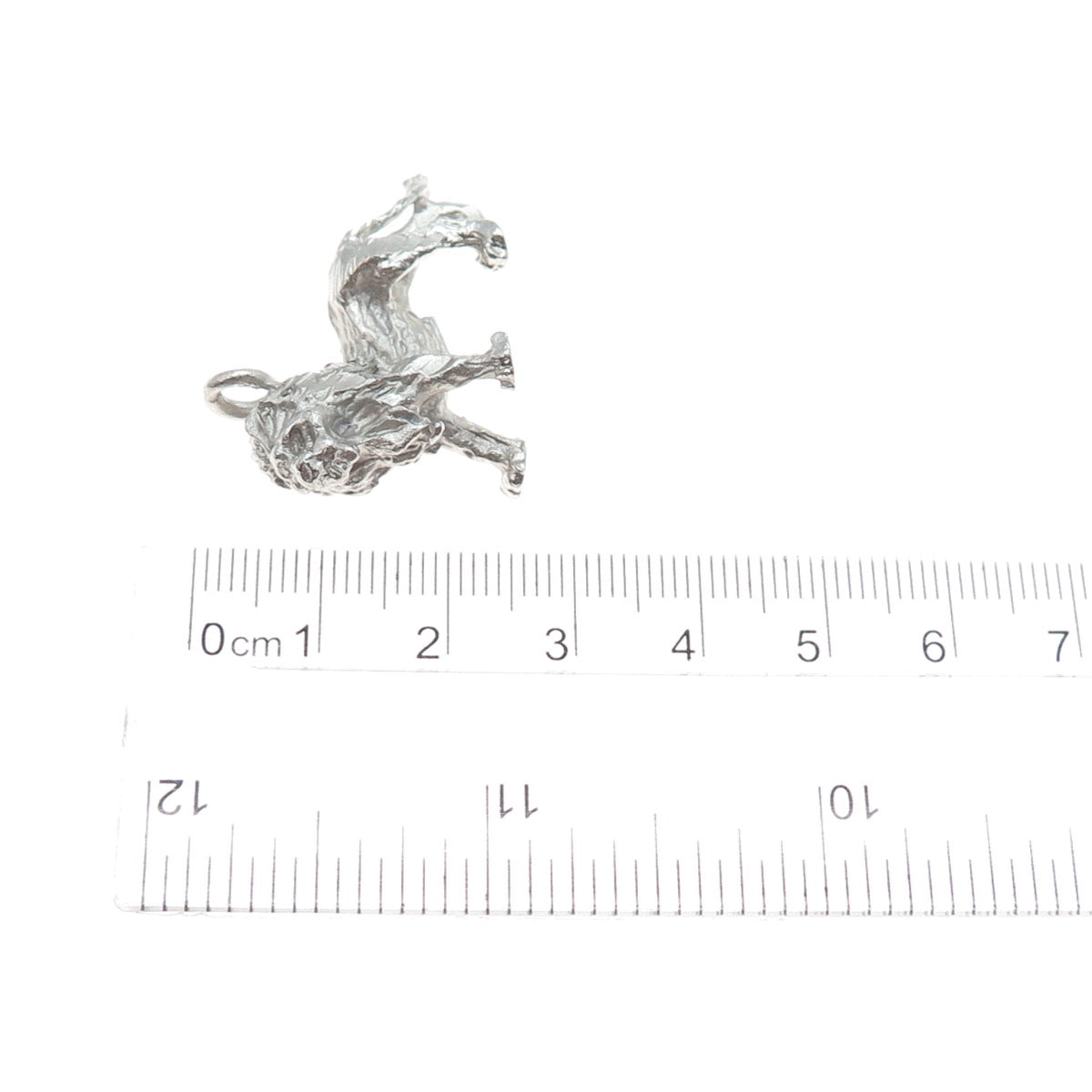 925 Sterling Silver Vintage Lion Charm Pendant