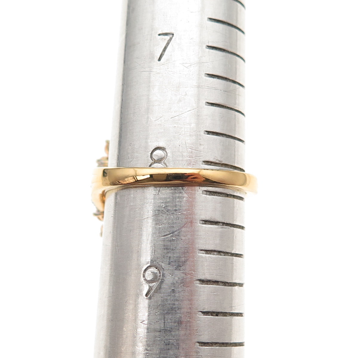 D'Joy Sterling Silver Gold Plated Real Aquamarine Citrine & Topaz Ring Size 8.25