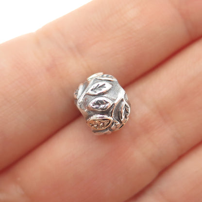 PANDORA 925 Sterling Silver & Gold Tree of Life Slide Bead Charm