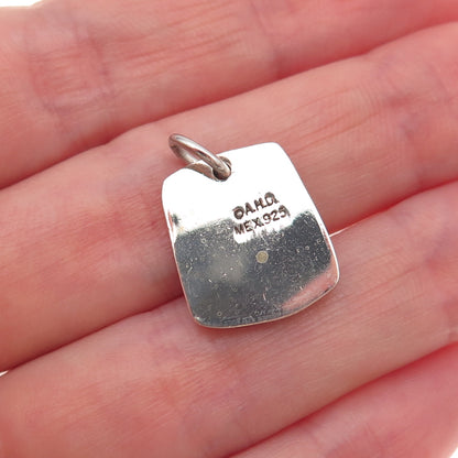 Anne Harvey 925 Sterling Silver Vintage Mexico Virgo Zodiac Sign Charm Pendant