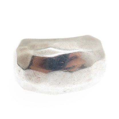 SILPADA 925 Sterling Silver Vintage Hammered Dome Ring Size 7.25